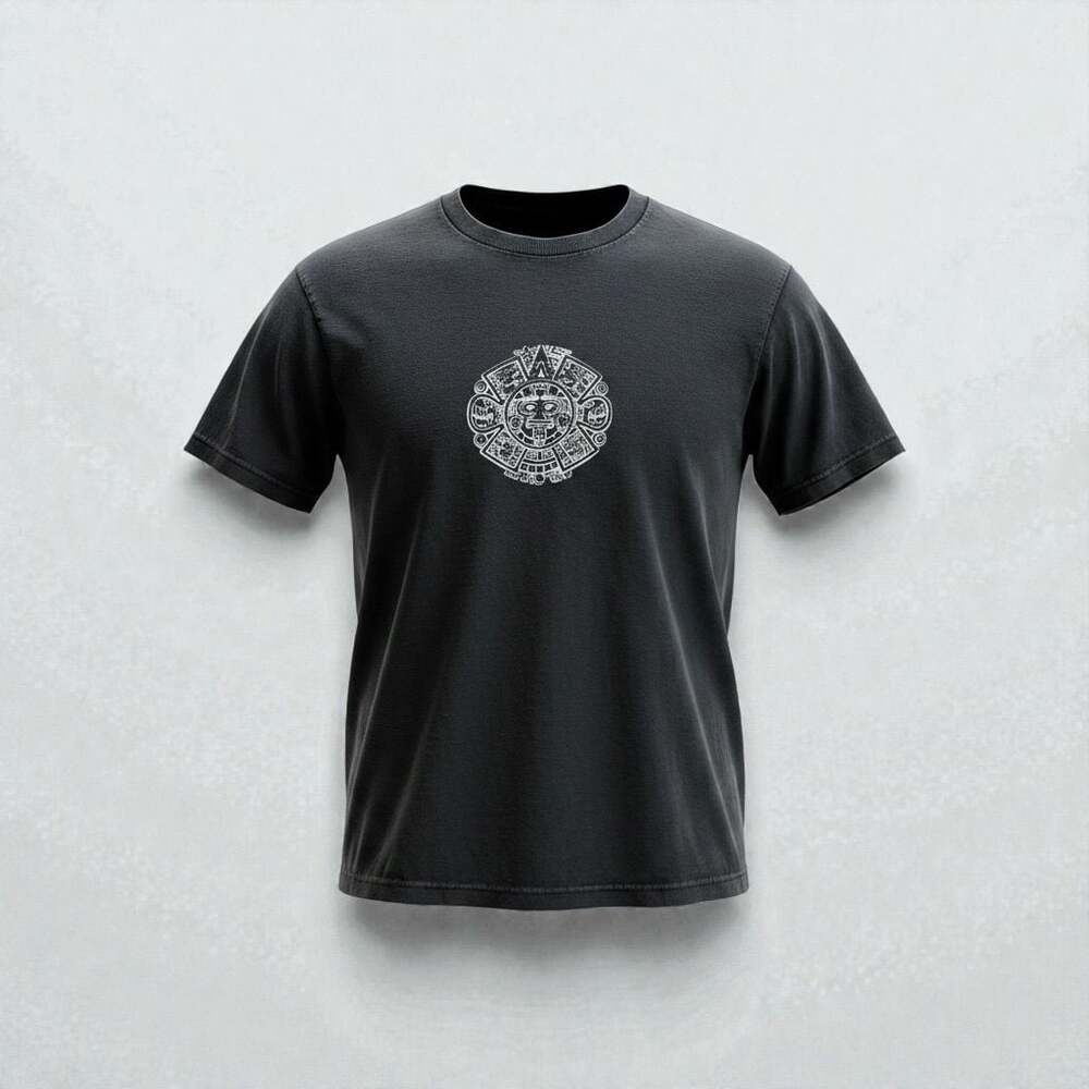 ShirtBANC Mayan Calendar Shirt Maya Nation Aztec Calendar Tee Mexico Shirt